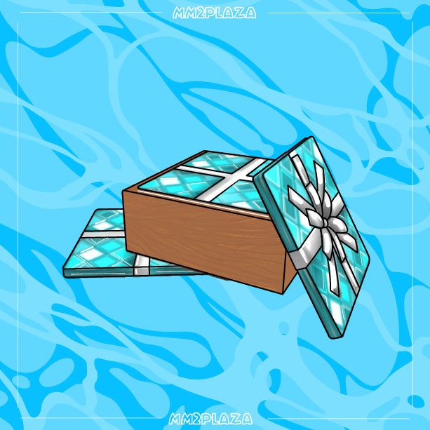 Box of Blue Wrapping Paper